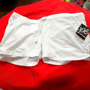 Joe Boxer French Terry White Shorts
